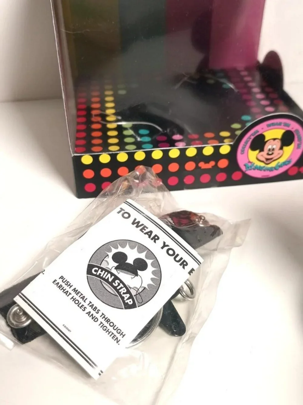 Vintage Disney MousekeEars Goofy Mini Ear Hat Keychain Boxed